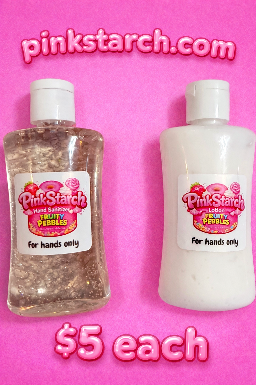 Fruity Pebbles Hand sanitizer and Lotion 3.4oz
