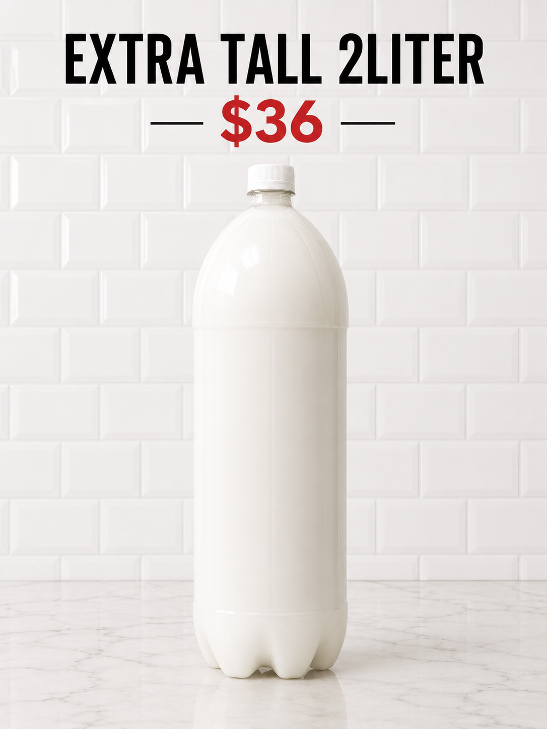 Extra tall 2 Liter Bottle Starch